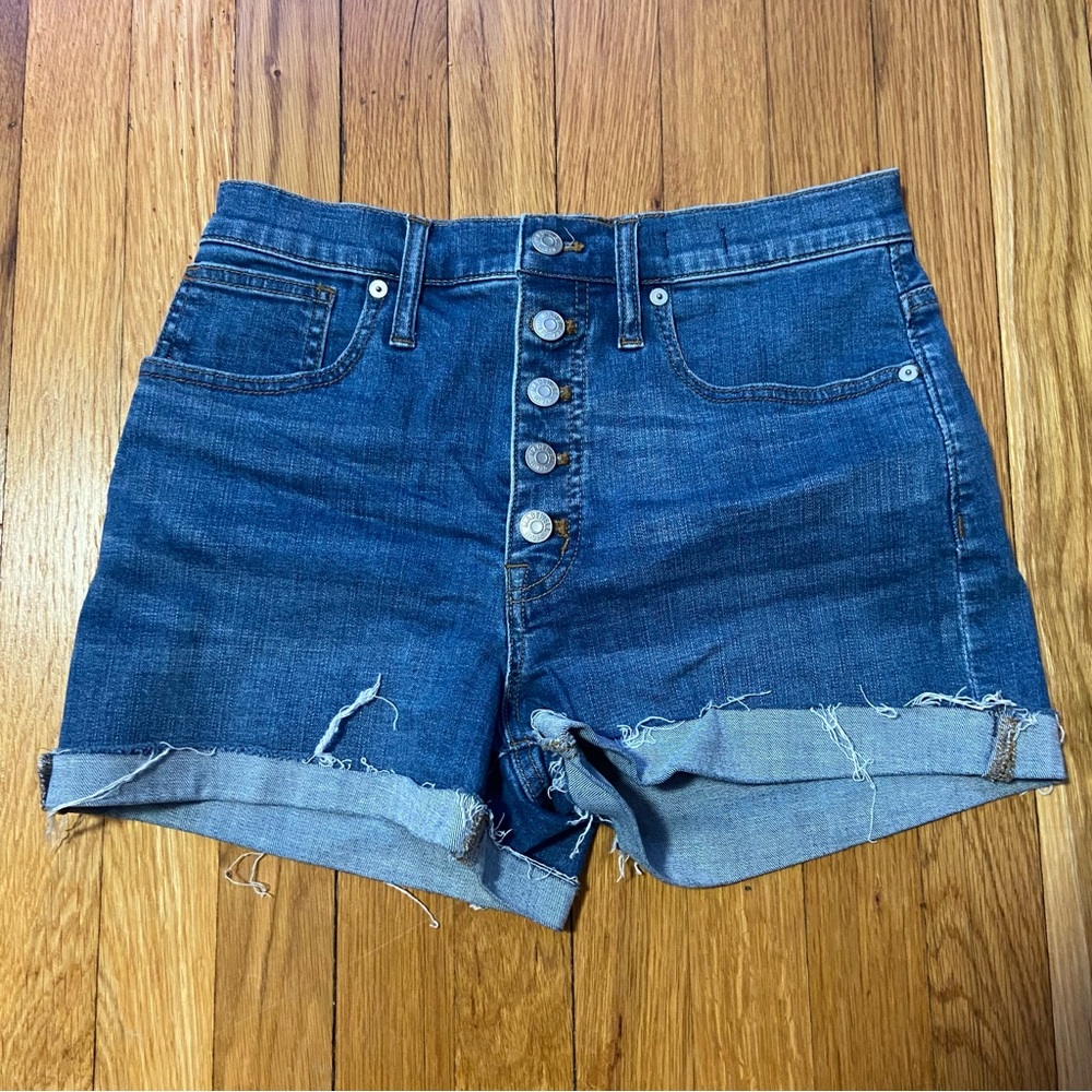 Madewell High Waisted Jean Shorts